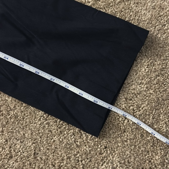 J. Ferrar Mens 32Wx32L Slim Straight Navy Blue Dress Pants - Picture 6 of 7